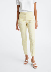 Pantalon jacquard - Jaune Clair