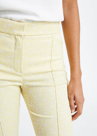 Pantalon jacquard - Jaune Clair