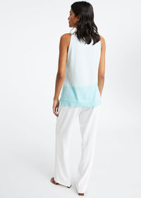 Top tie and dye - Turquoise Pale