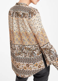 Chemise à volants - Beige