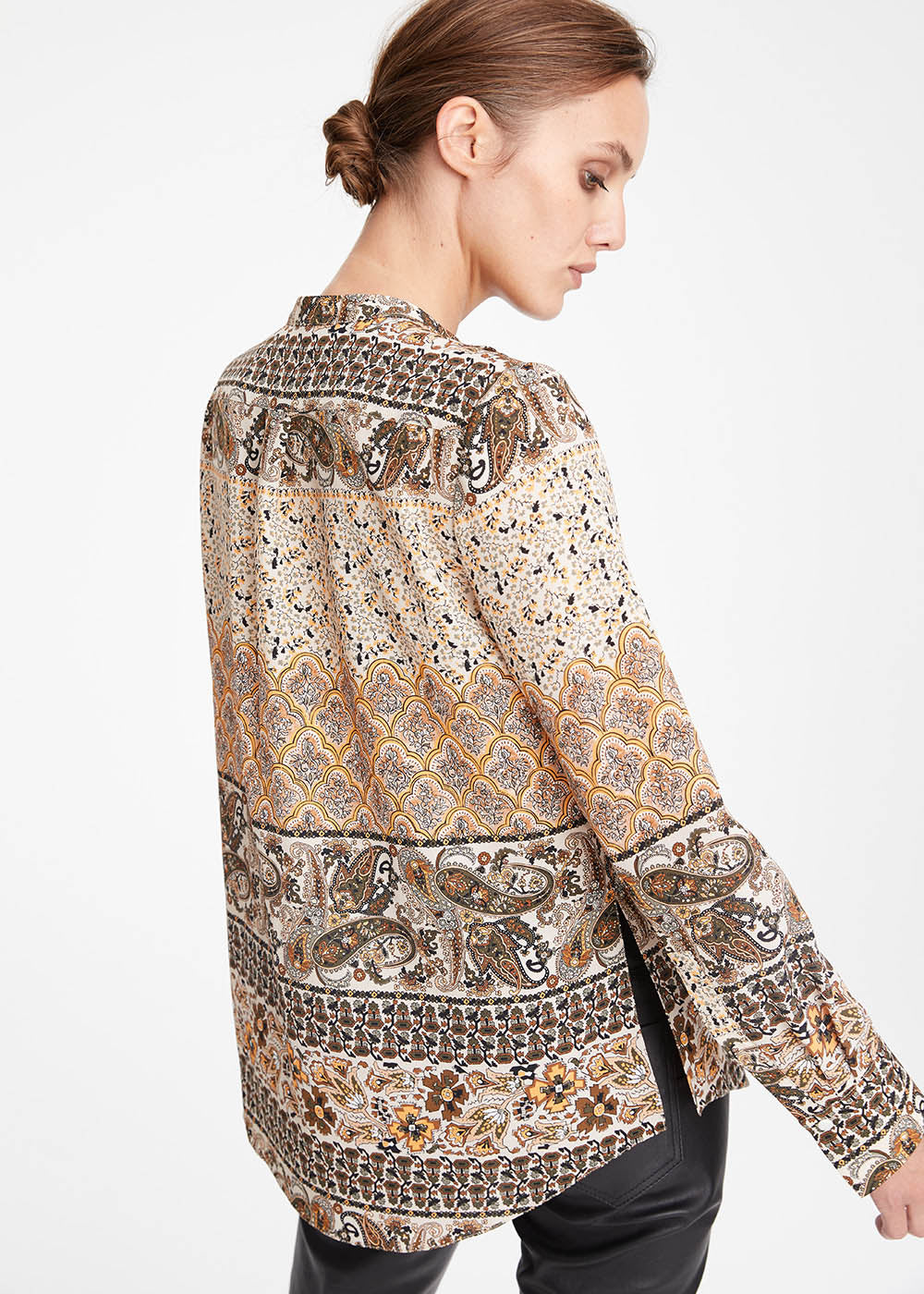 Chemise a volants - Kaki