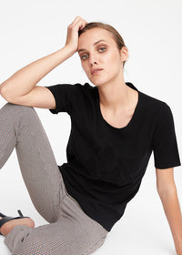 Pull mc intarsia - Noir