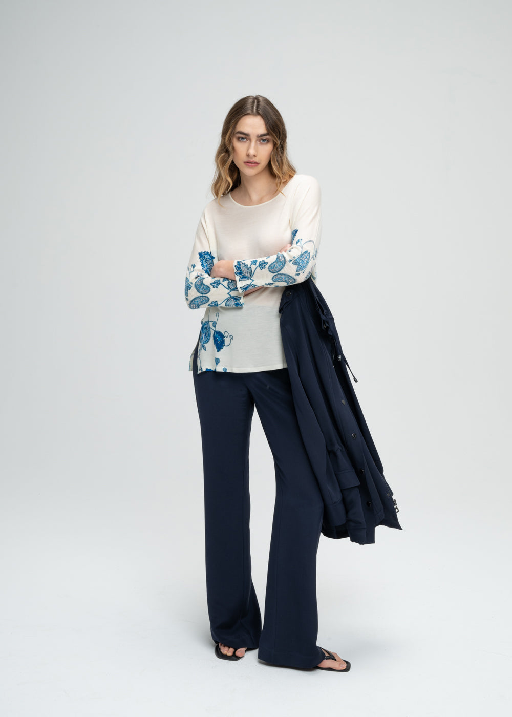 Pull large - Blanc Optique