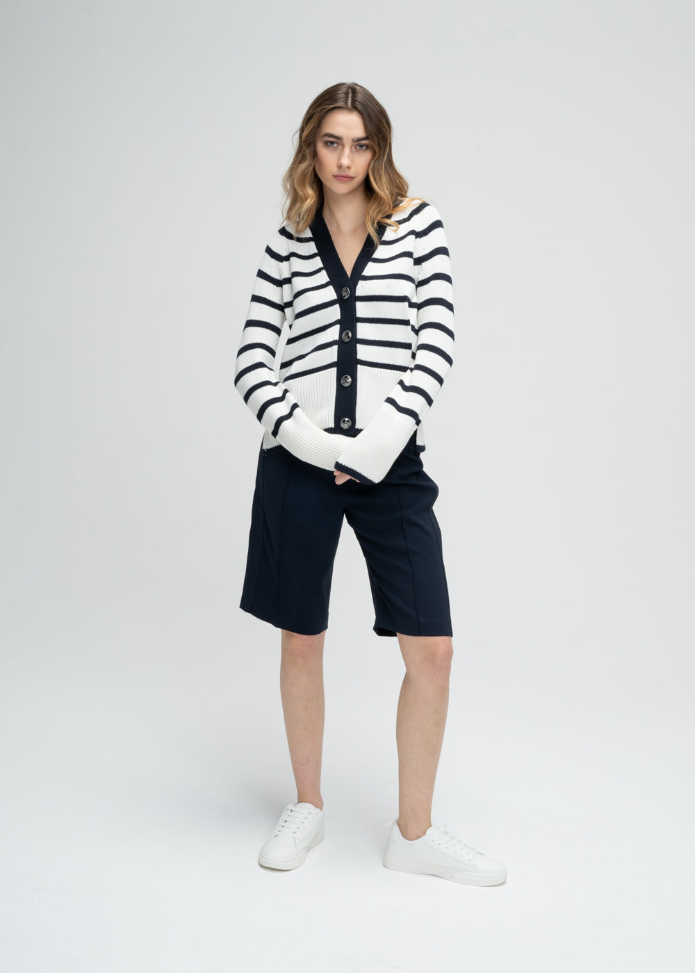 Gilet cardigan - Marine