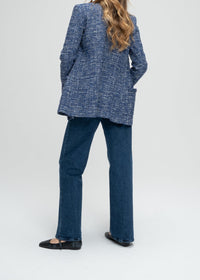 Long jacket with pockets - Navy