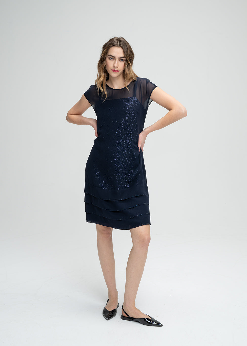Robe sans manche - Marine