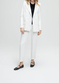 Double-breasted jacket with buttons - Off-white