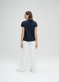 T shirt brode mc - Marine