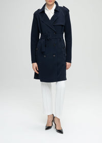 Belted trench coat - Navy