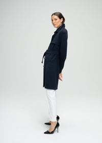 Manteau facon trench - Marine