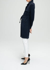 Belted trench coat - Navy