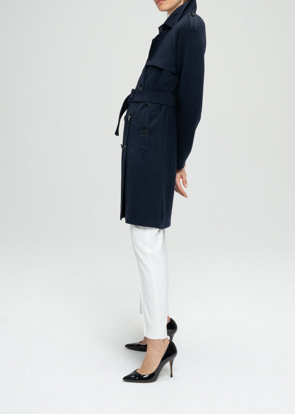 Belted trench coat - Navy
