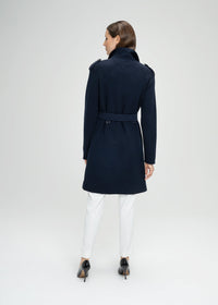 Manteau facon trench - Marine