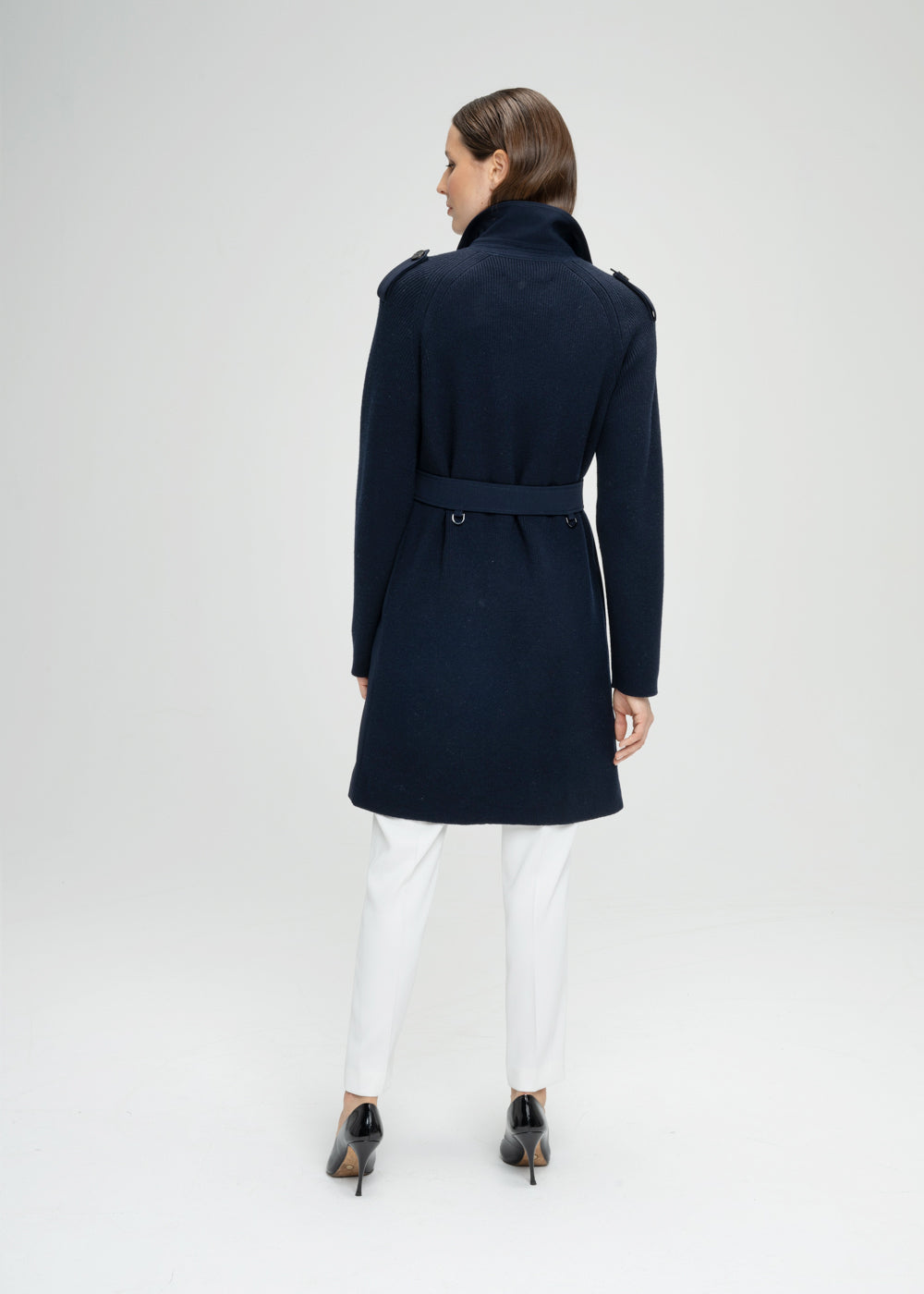 Manteau facon trench - Marine