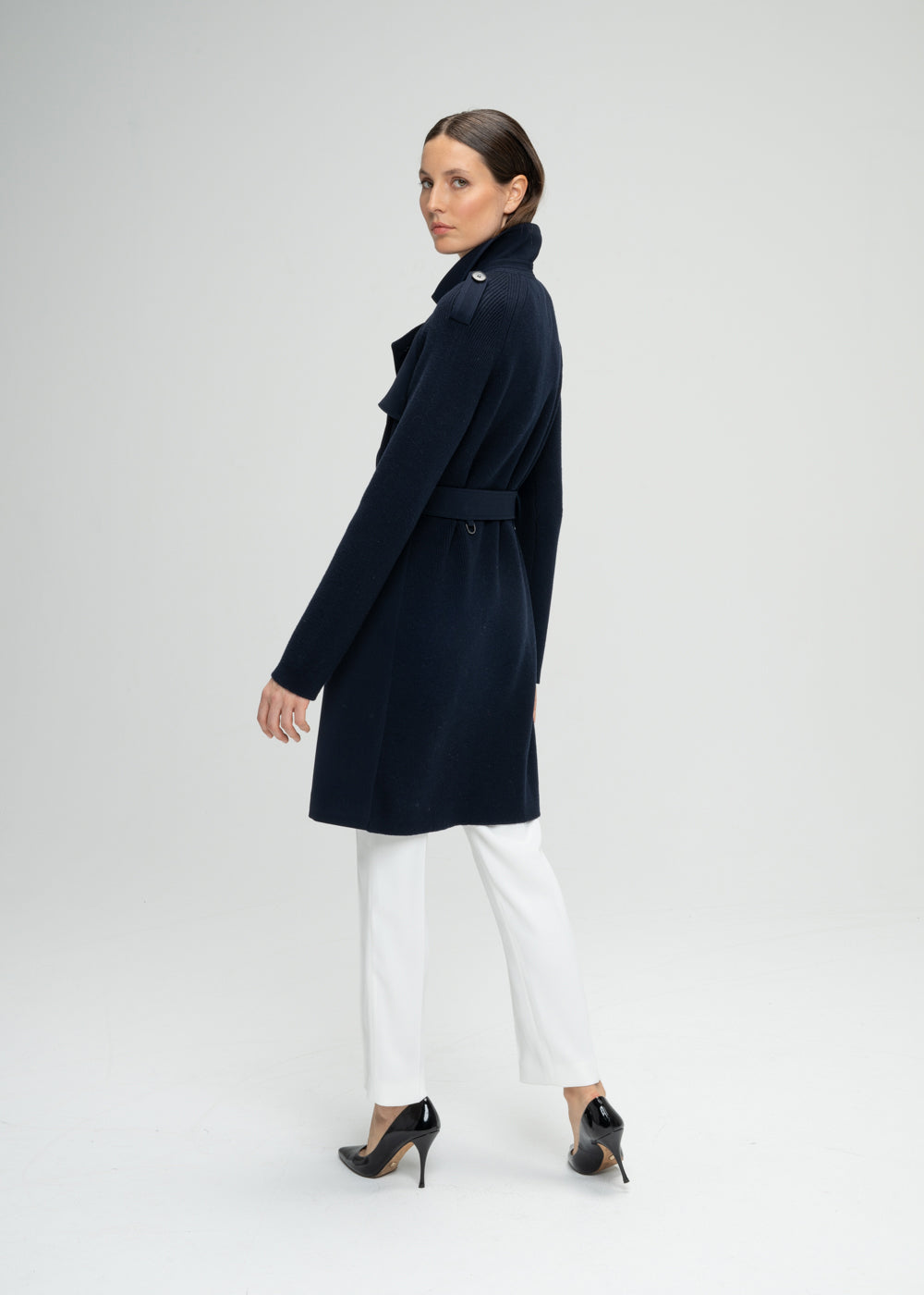 Manteau facon trench - Marine