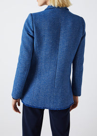 Long fitted jacket - Blue