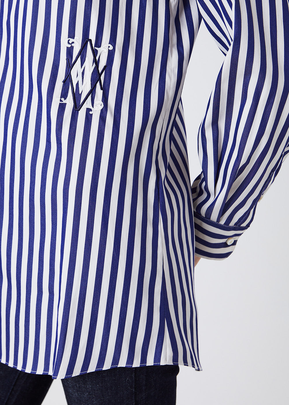 Chemise oversize coton - Marine