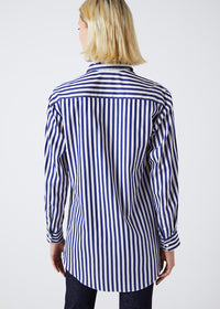 Chemise oversize coton - Marine
