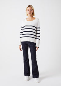 Pull court - Blanc Cassé