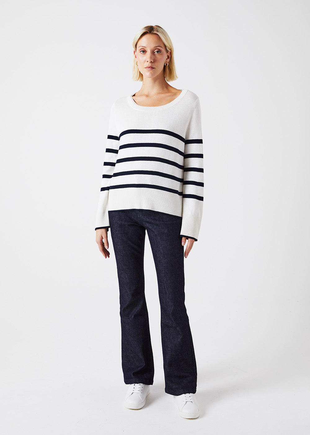 Pull court - Blanc Cassé