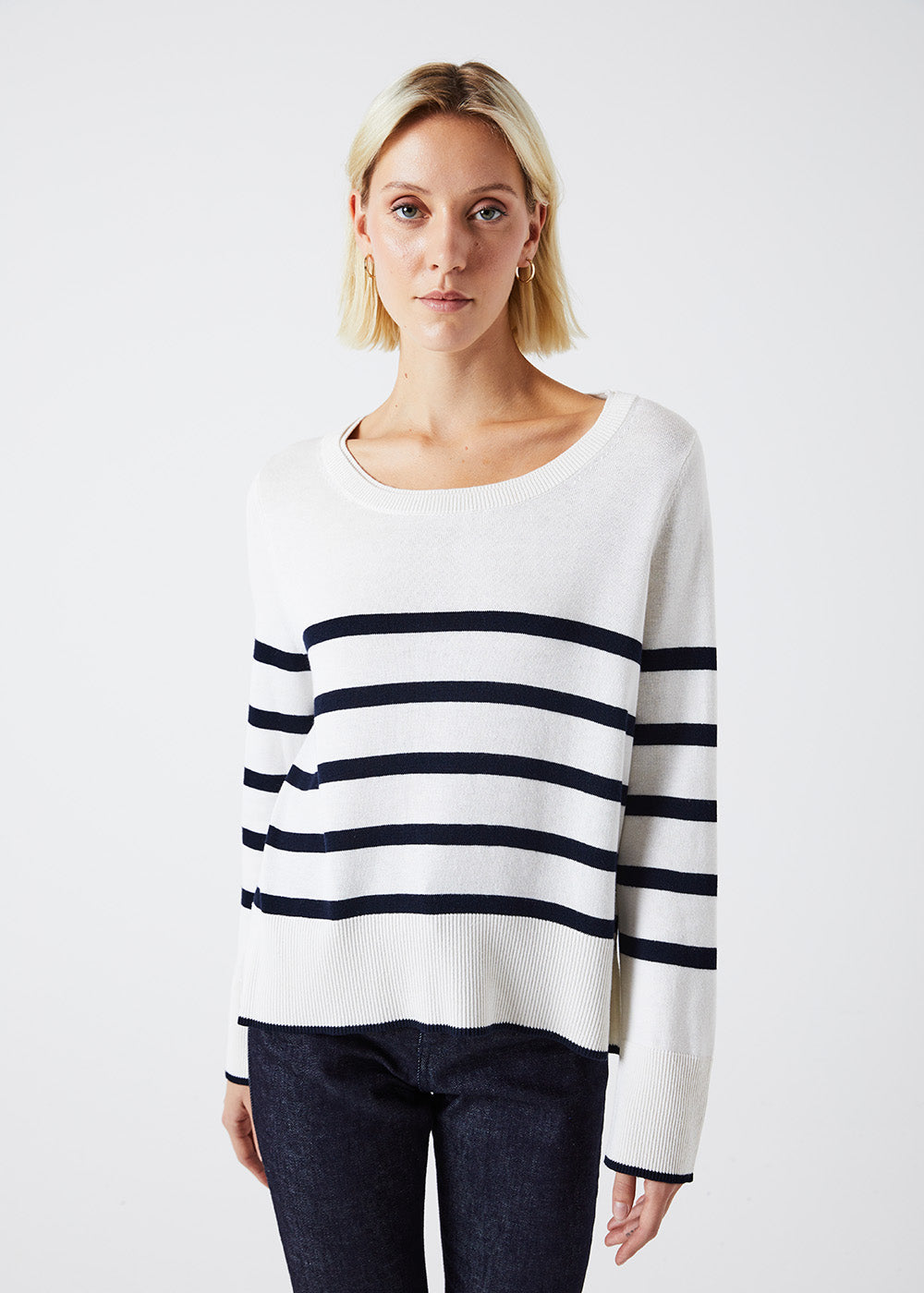 Pull court - Blanc Cassé
