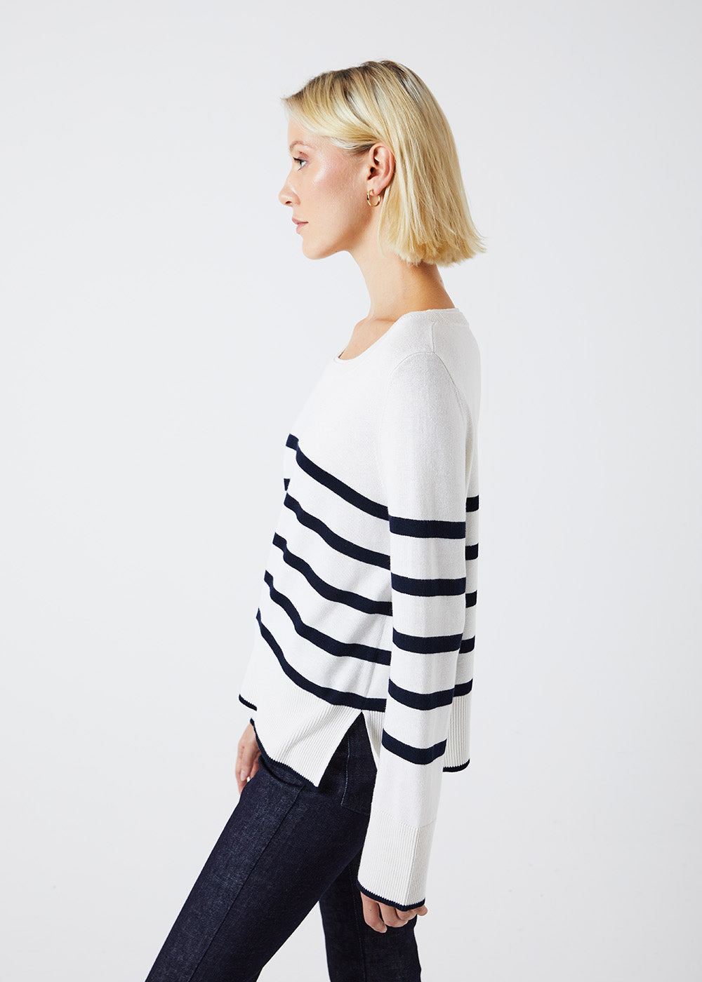 Pull court - Blanc Cassé