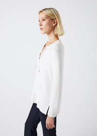 Pull court - Blanc Cassé