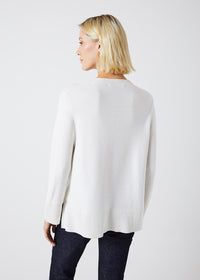 Pull court - Blanc Cassé