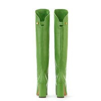 17qty DÉJÀ VU 420€ / Bottes Adriana 90 en cuir Nappa - Green