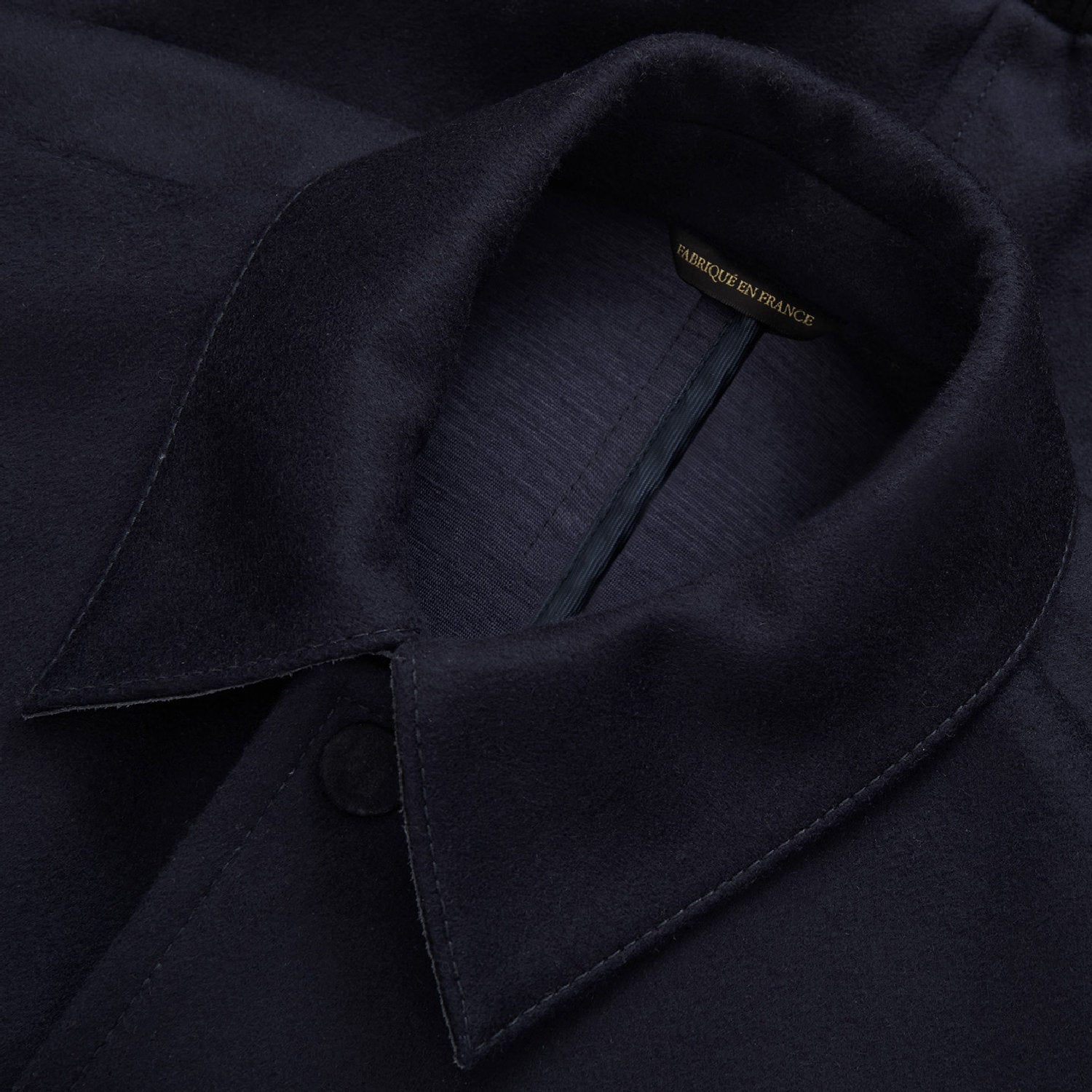 Blouson à manches en laine - Bleu & Noir