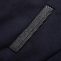 Blouson à manches en laine - Bleu & Noir