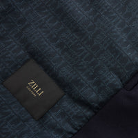 Blouson à manches en laine - Bleu & Noir