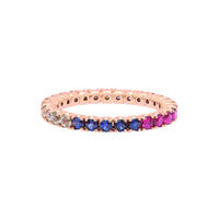 BAGUE RAINBOW OR ROSE