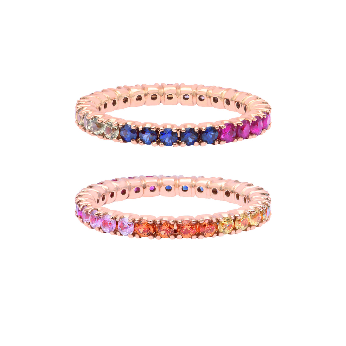 BAGUE RAINBOW OR ROSE
