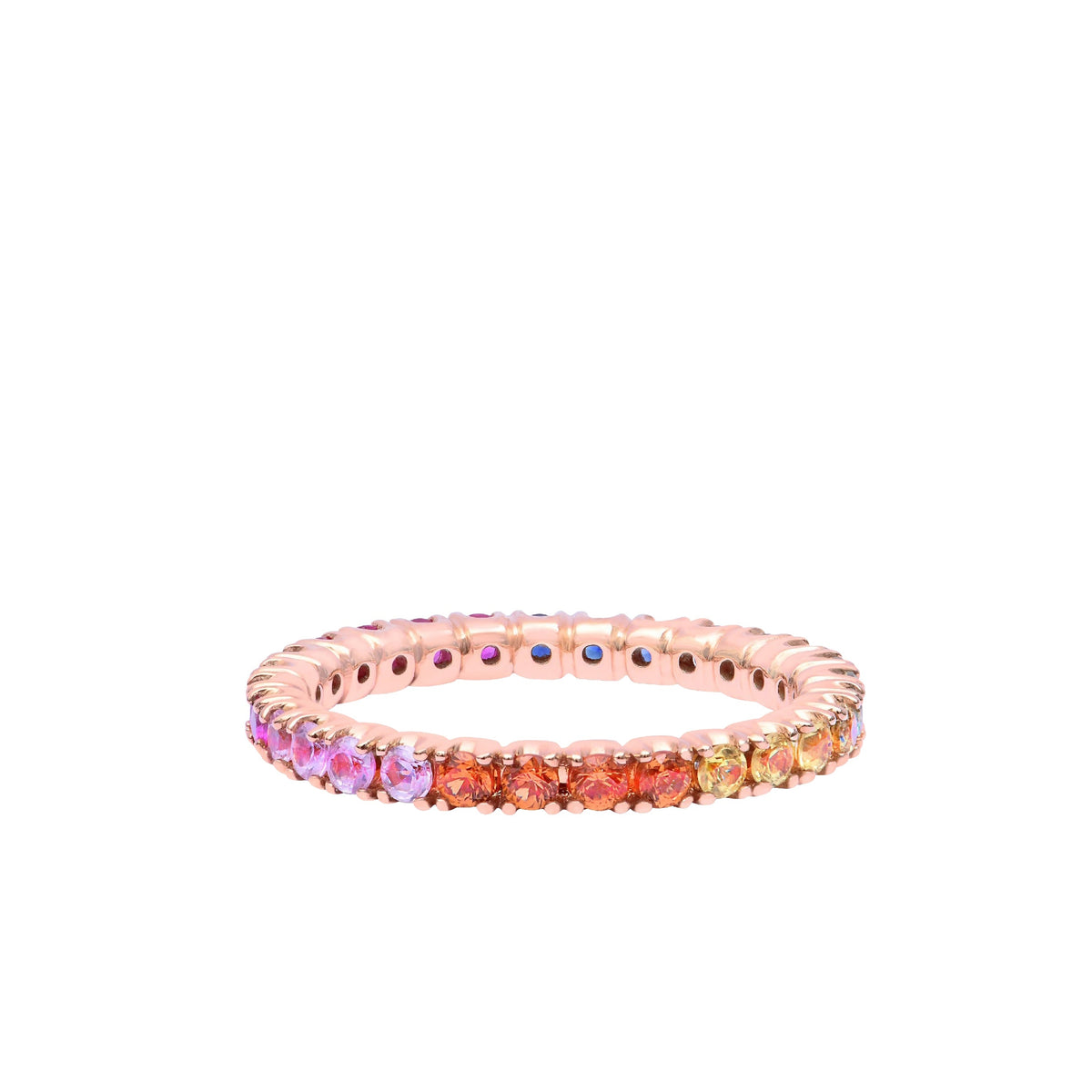 PrixTroca:615€_VentesTroca:0_QtyTroca:1_ST:0%_Bague Rainbow en Or rose 18K & Saphir - Rose