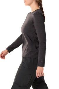 T-shirt à manches longues Taema - Black Heather