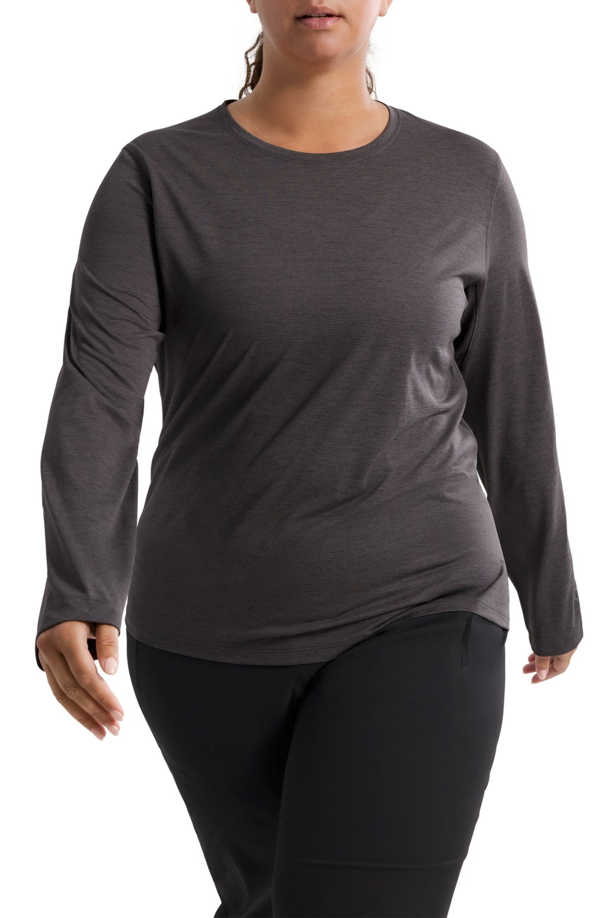 T-shirt à manches longues Taema - Black Heather