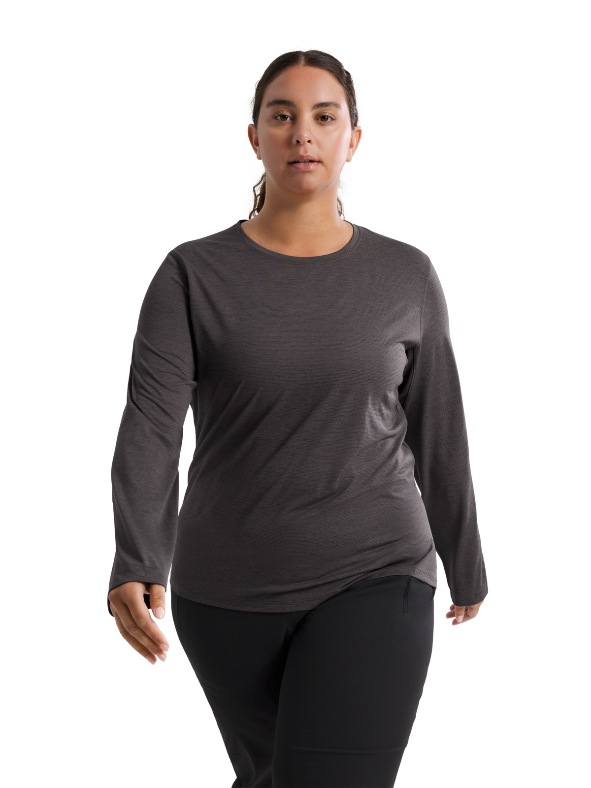 RECO 48 € / T-shirt à manches longues Taema - Black Heather