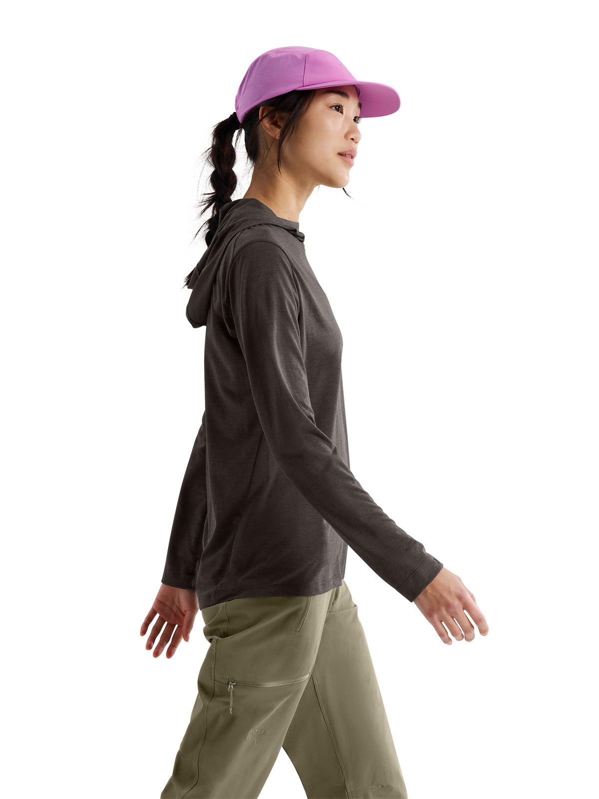 Sweat à capuche Taema - Black Heather