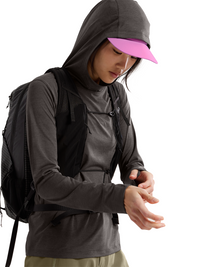 Sweat à capuche Taema - Black Heather