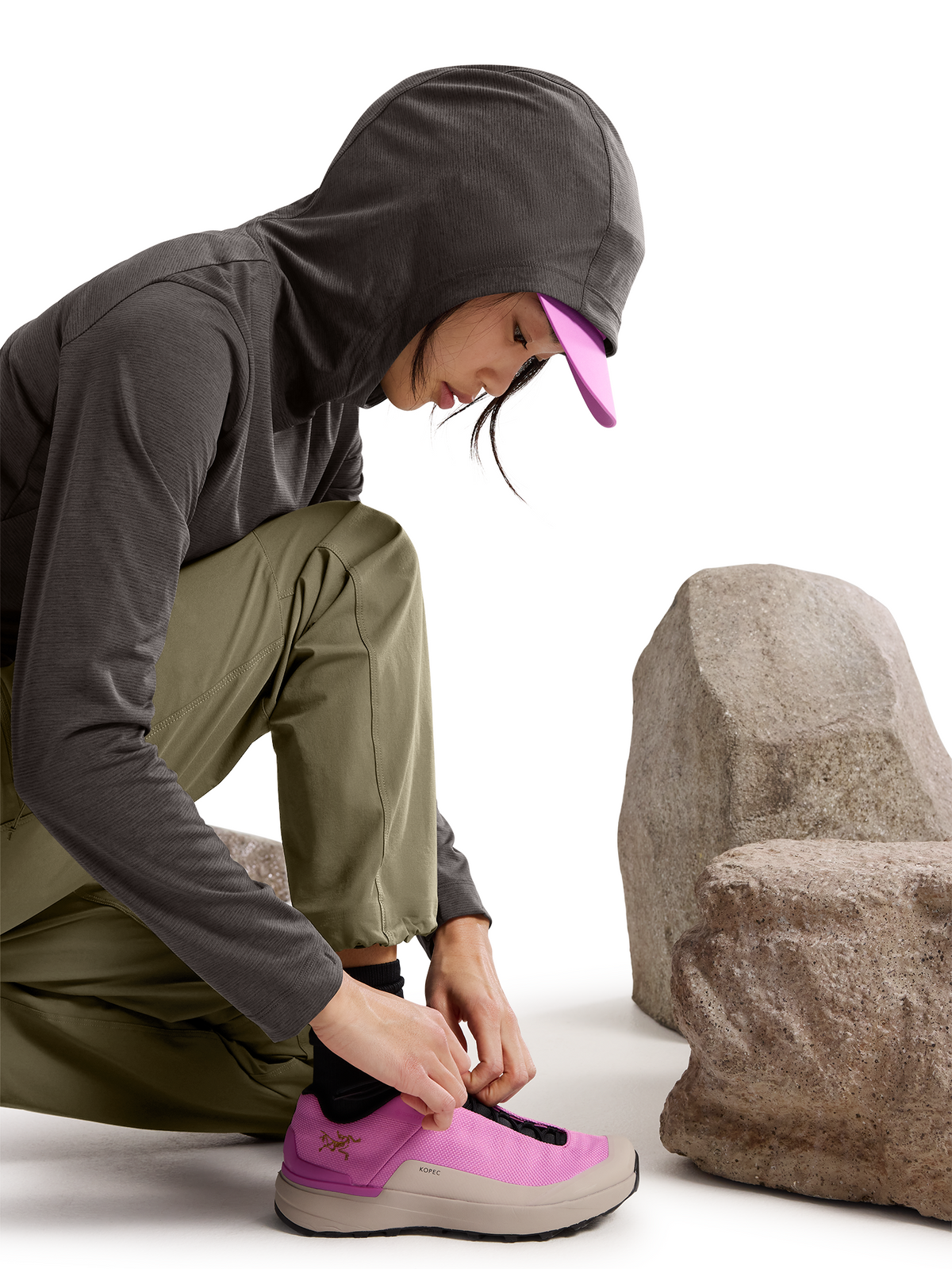 Sweat à capuche Taema - Black Heather