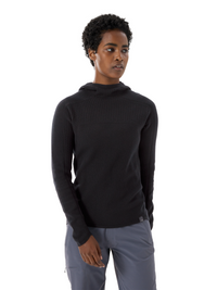 RECO 132 € / Sweat à capuche Hallam en laine - Black