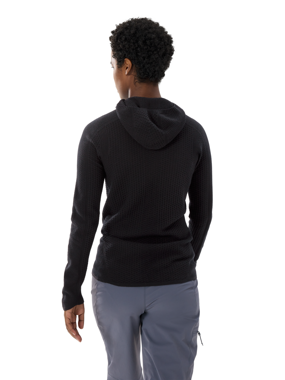 RECO 132 € / Sweat à capuche Hallam en laine - Black