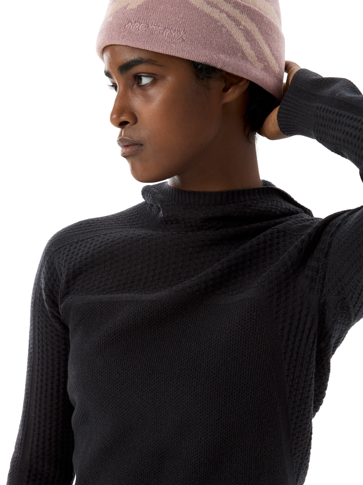 RECO 132 € / Sweat à capuche Hallam en laine - Black