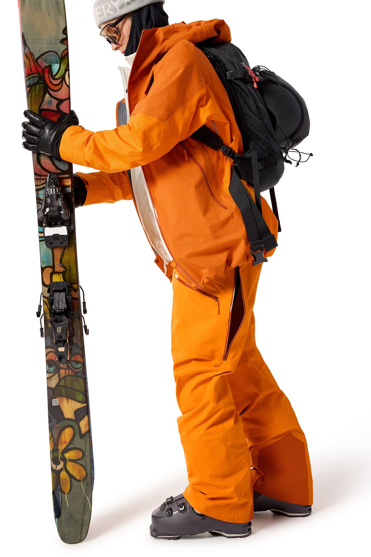 Sentinel Ski Trousers - Blaze & Copper Sky