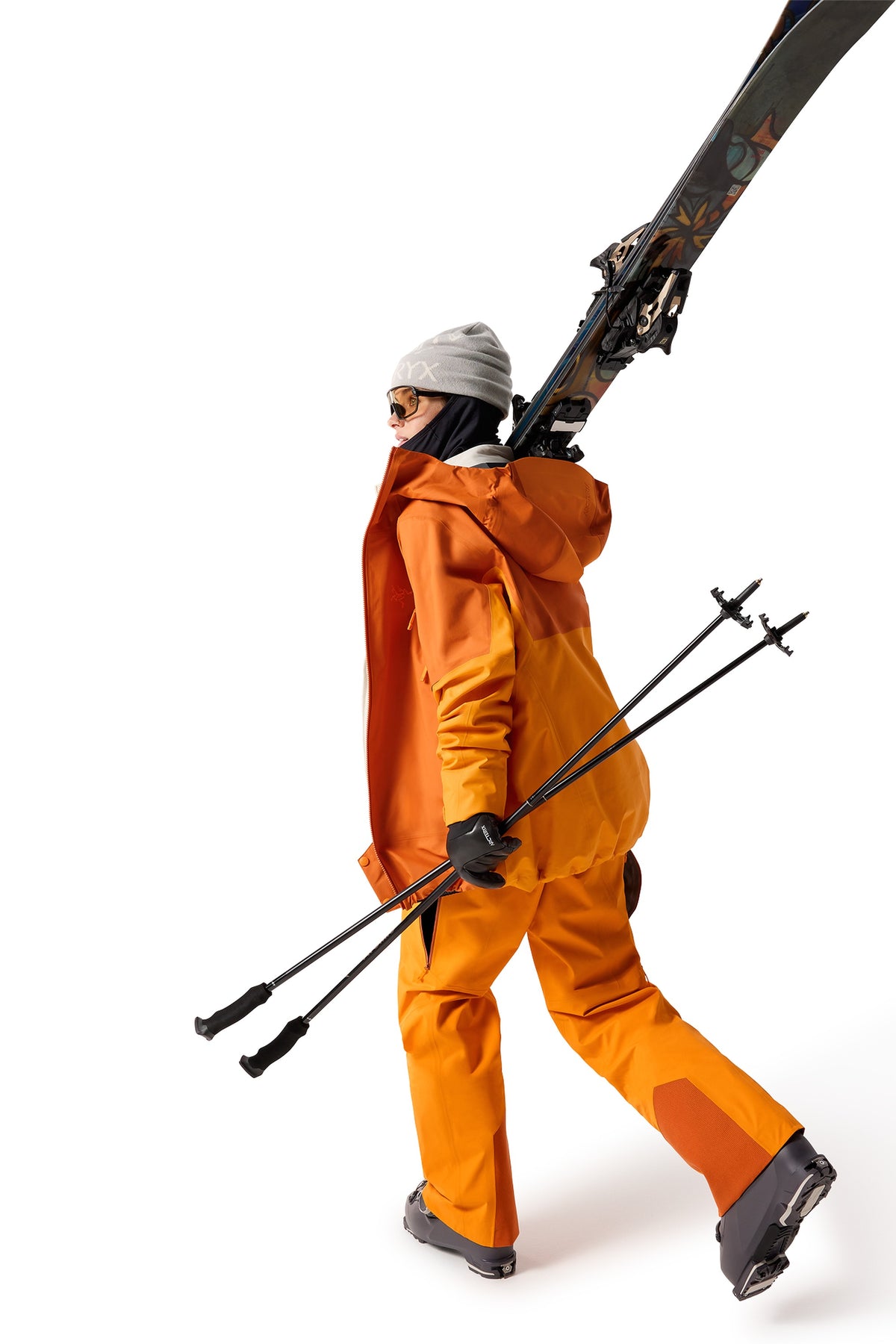 Sentinel Ski Trousers - Blaze & Copper Sky