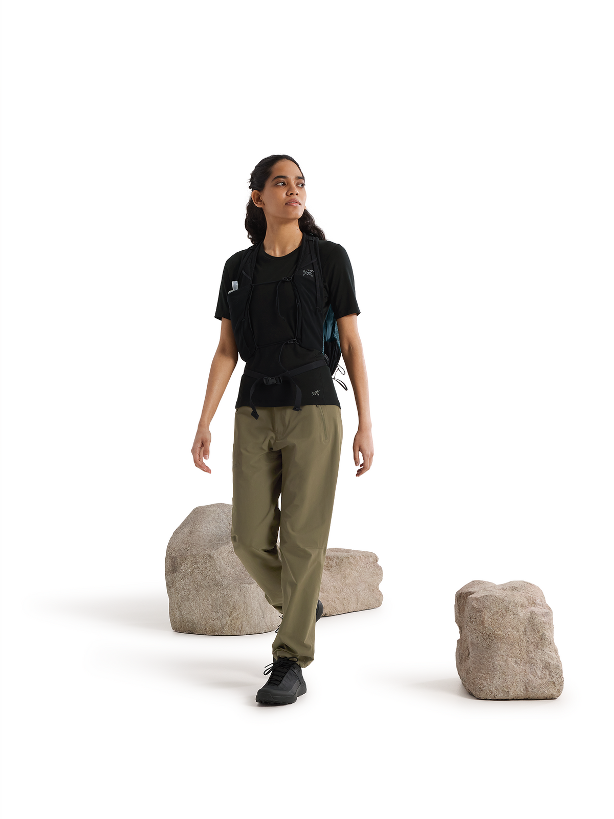RECO 60 € / T-shirt à manches courtes Satoro SL en laine - Black