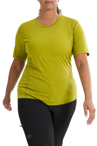 T-shirt Satoro SL en laine mélangée - Olive Moss