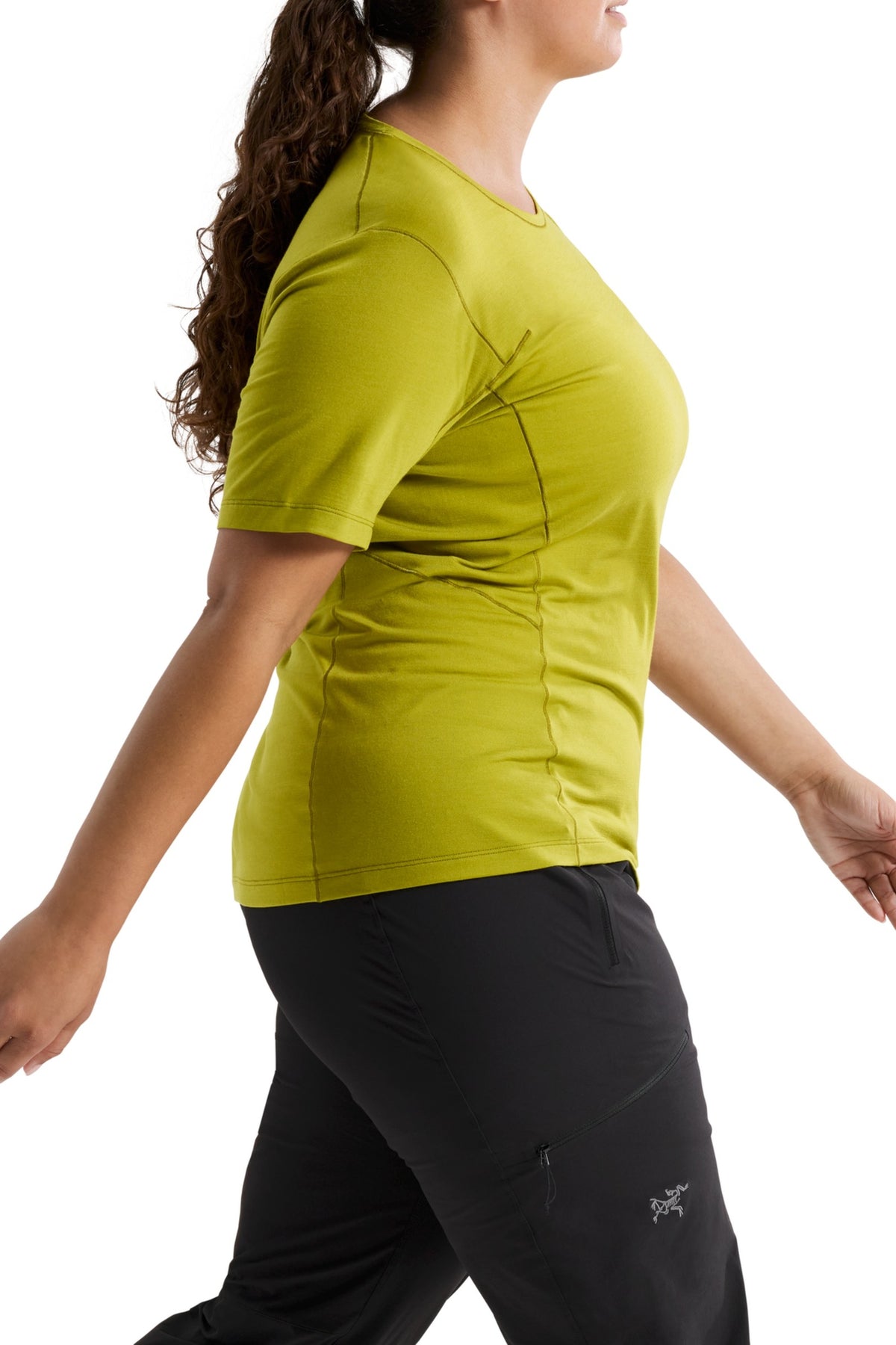 T-shirt Satoro SL en laine mélangée - Olive Moss