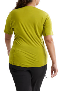 T-shirt Satoro SL en laine mélangée - Olive Moss